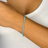 Matte Blue Paddle Bracelet