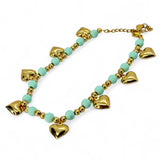 Aquamarine Love Anklet
