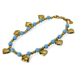 Sky Blue Love Anklet