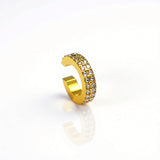 Ear Cuff Cuadrado Circón