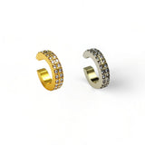 Ear Cuff Cuadrado Circón