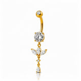 Navel Piercing Royal Lily