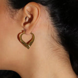 Vintage Heart Earrings