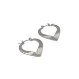 Vintage Heart Earrings