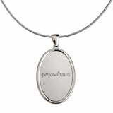 Ciondolo Ovale Personalizzabile