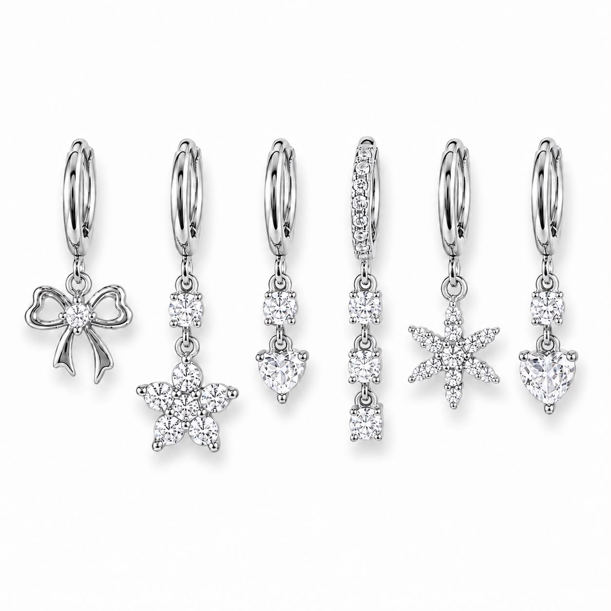 Ear Set Fiocco di Neve