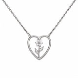 Collana Flora Heart
