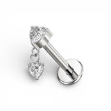 Pierce Double Heart