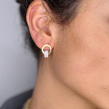 White Empire Earrings