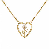 Collana Flora Heart