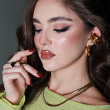 Collar de serpiente dorada