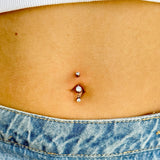 Navel Piercing Gemma Drop