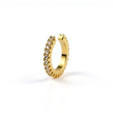 Pequeño brazalete de oreja de circonita